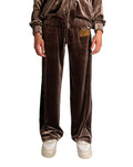 Velour Track Pant (Light Brown)