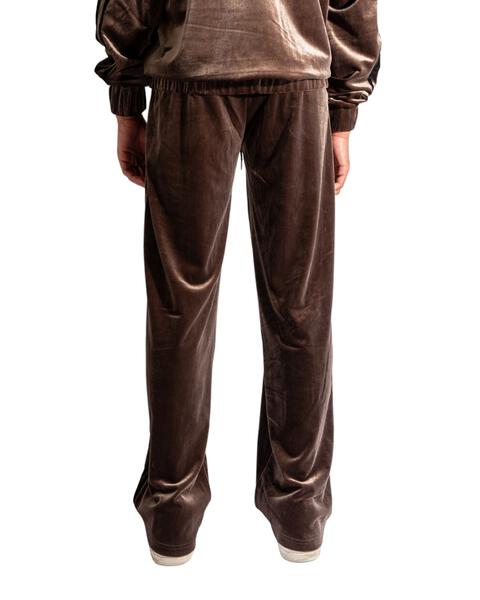 Velour Track Pant (Light Brown)