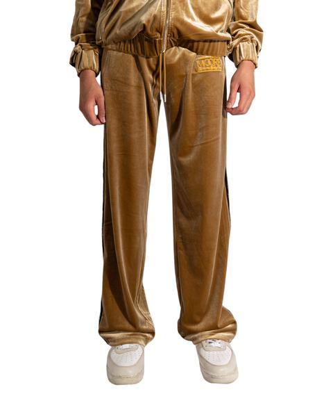 Velour Track Pant (Gold)