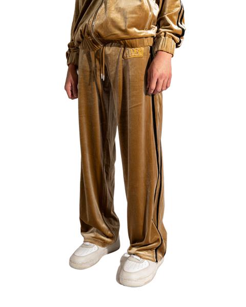 Velour Track Pant (Gold)