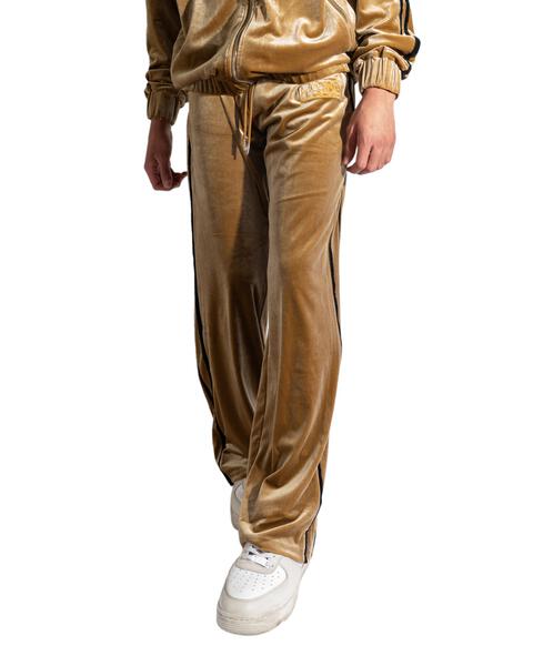 Velour Track Pant (Gold)