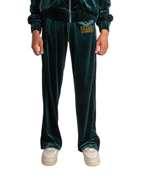 Velour Track Pant (Green)