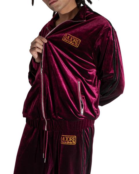 Velour Jacket (Wine)