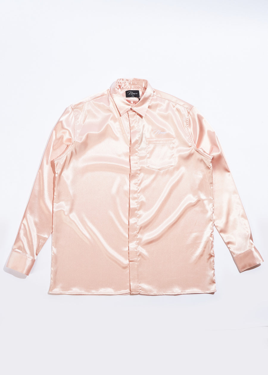 Pink Rose Button-Up