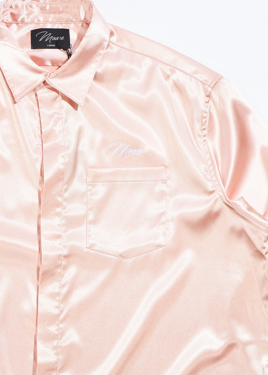 Pink Rose Button-Up