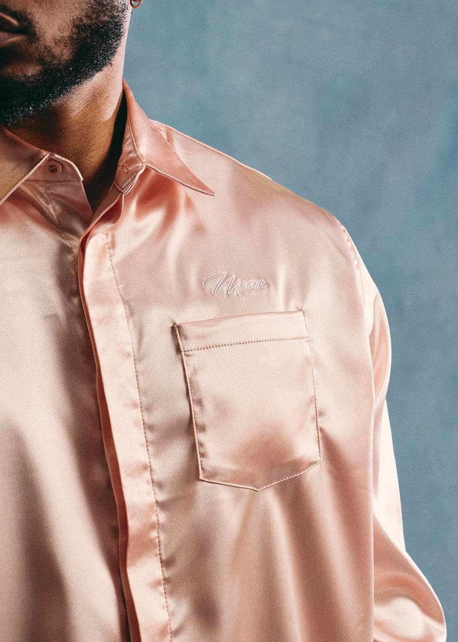 Pink Rose Button-Up